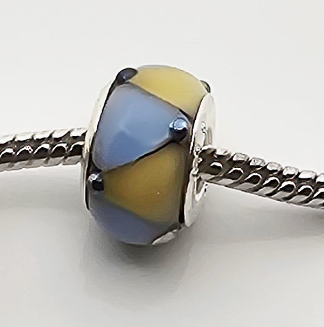 Modulperle topas-himmelblau