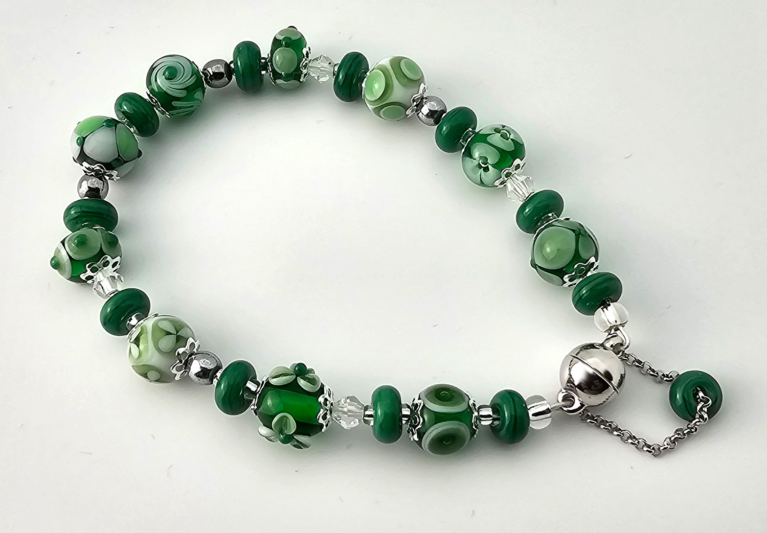 Armband Sinfonie in Smaragdgrün