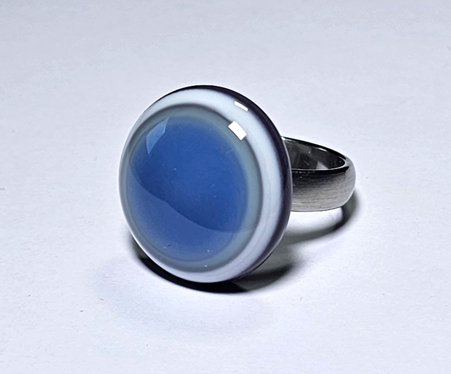 Ring-Top tanzanitblau