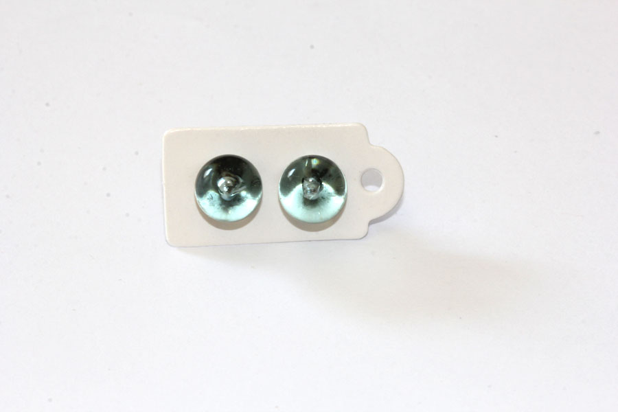 Ohrstecker rauchgrau transparent Ohrstecker rauchgrau transparent