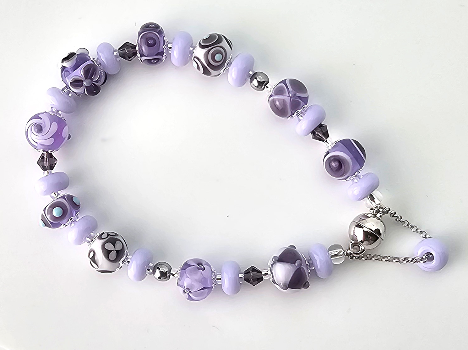 Armband lavendel