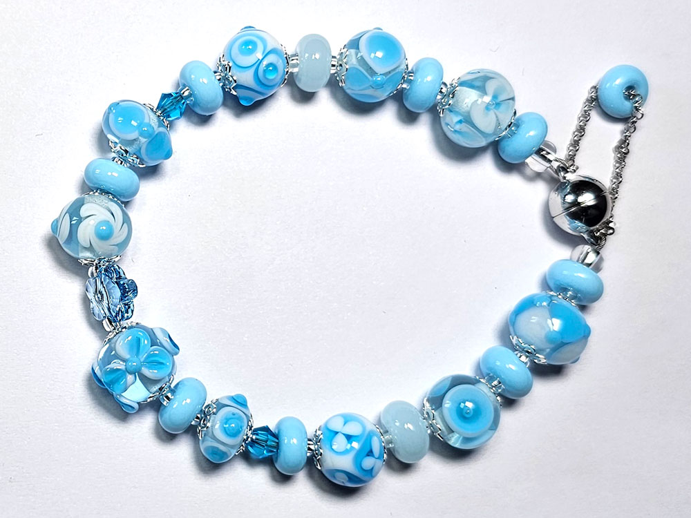 Armband Gletscher Aqua 18,5 cm