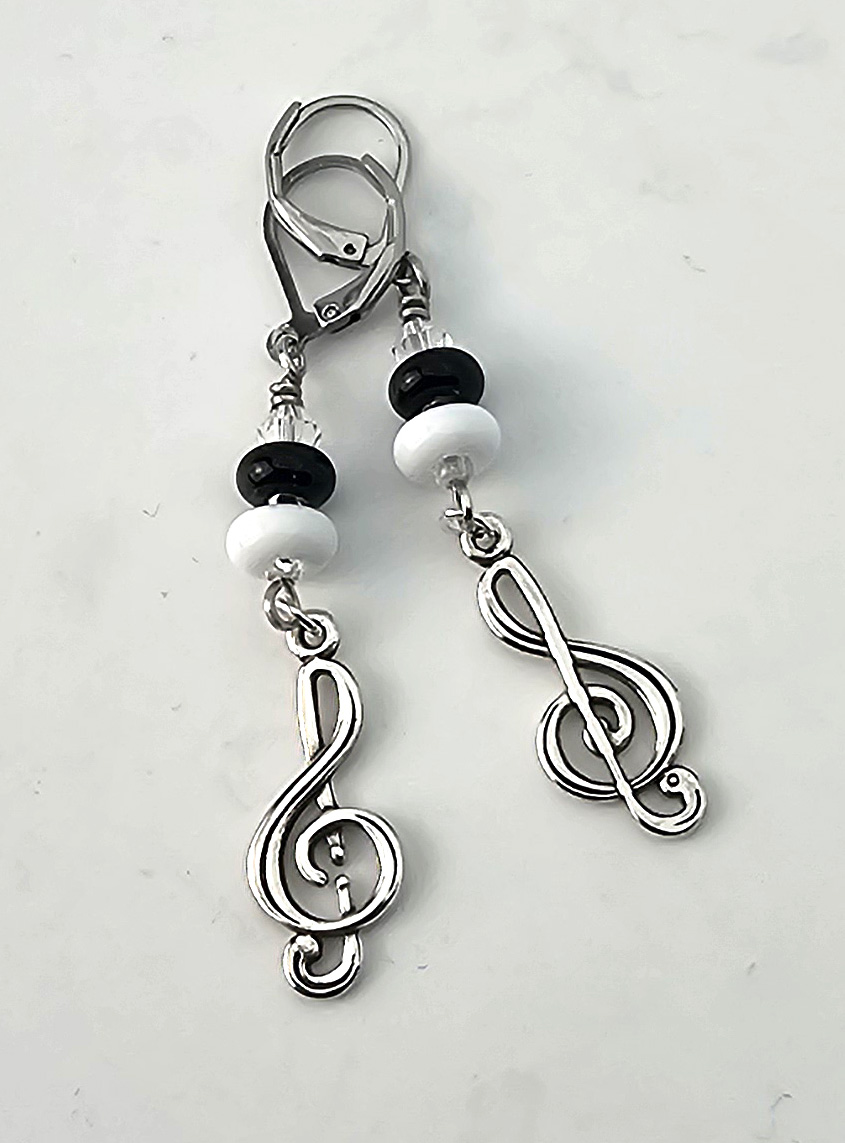 Ohrhänger Notenschlüssel