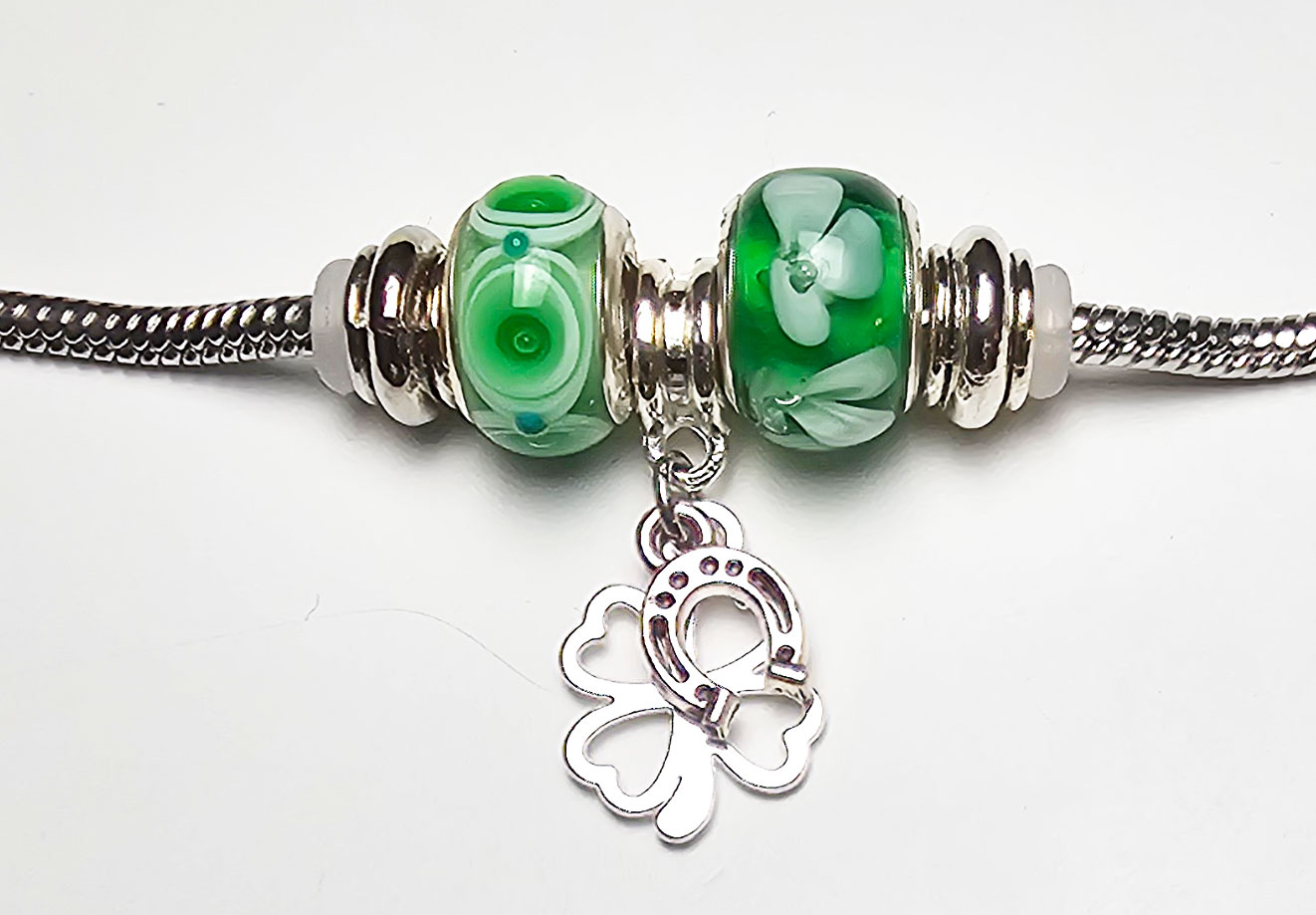 2er Set smaragdgrün