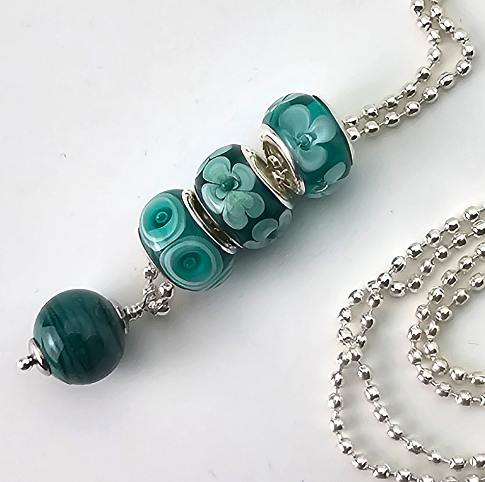 Y-Collier malachitgrün
