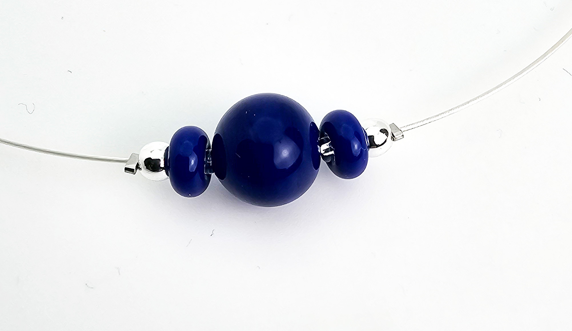 Leichte Kette dunkles Lapis Leichte Kette dunkles Lapis