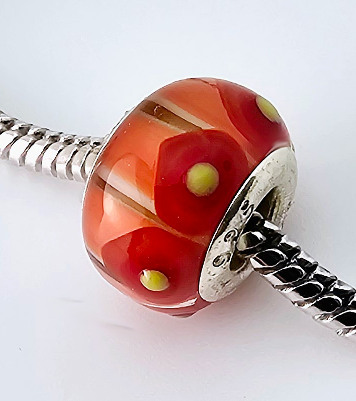 Modulperle korallrot