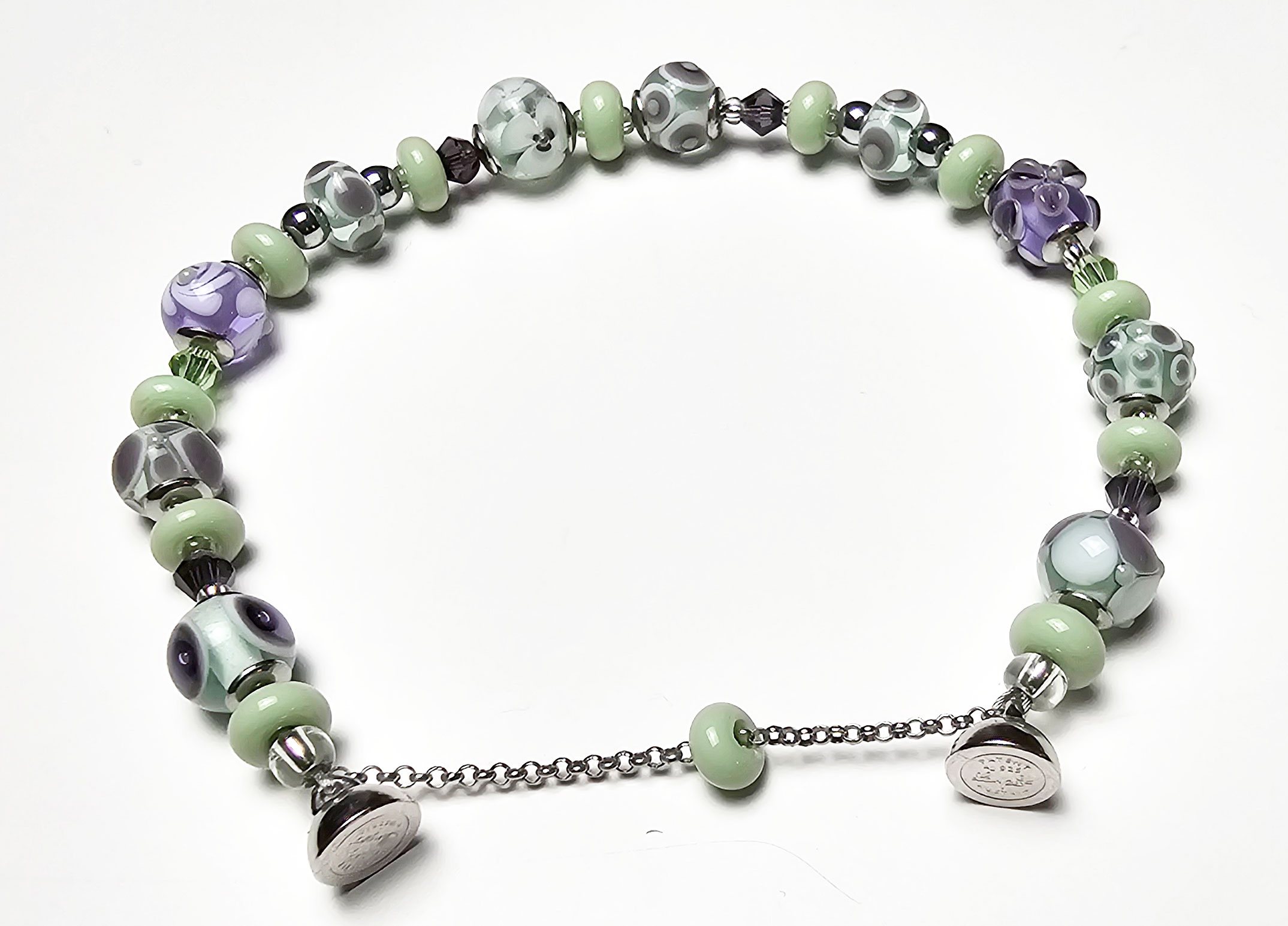 Armband mint-lavendel