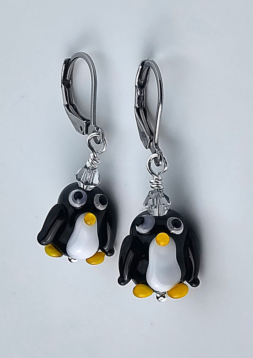 Ohrhänger Pinguin